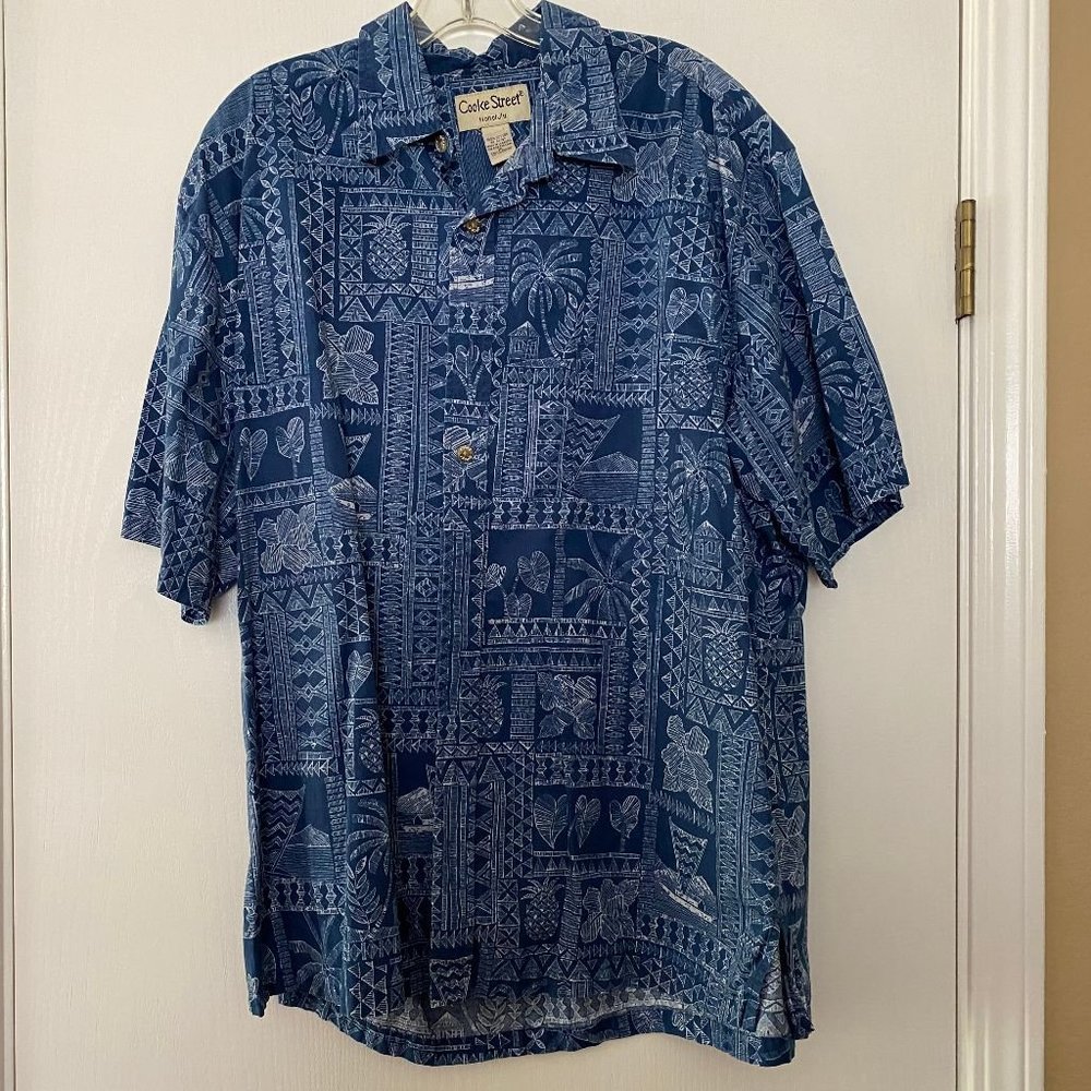 cooke street hawaiian short sleeve shirt